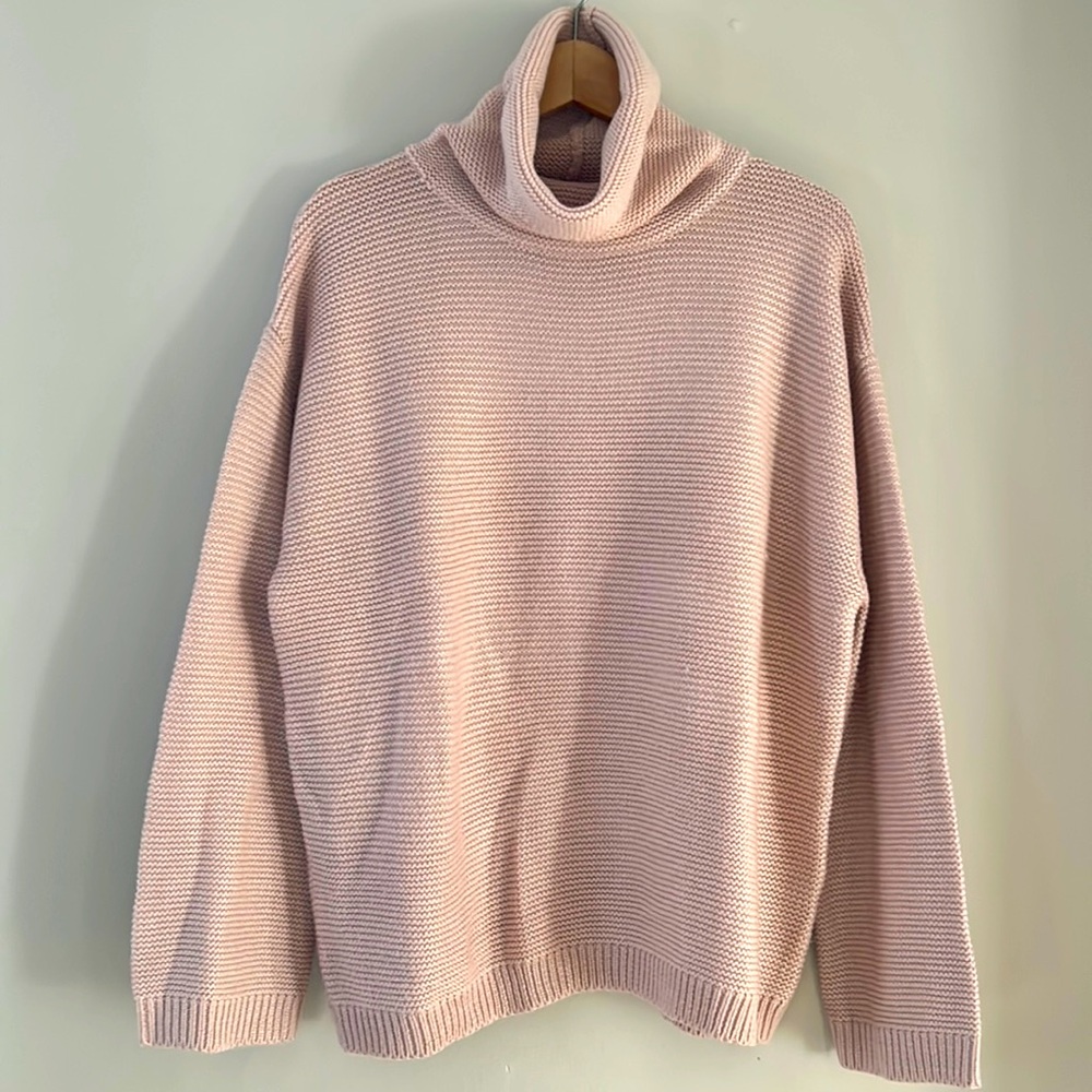 H&M Blush Cowl neck mid weight Sweater